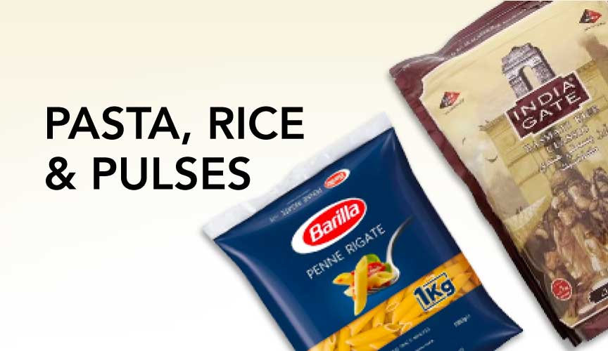 Pasta, Rice & Pulses
