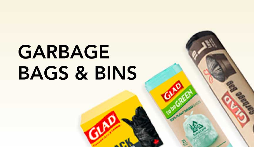 Garbage Bags & Bins
