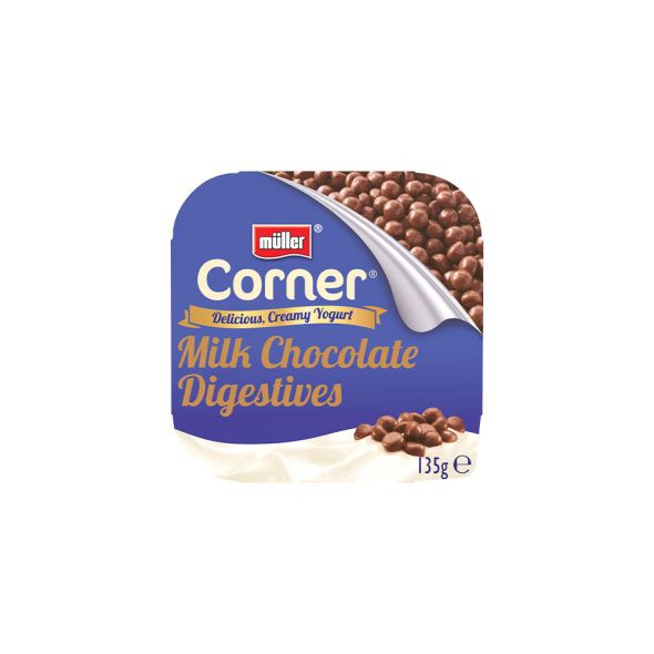 Muller Corner Crunch Milk Chocolate Digestive Yoghurt Grandiose.ae
