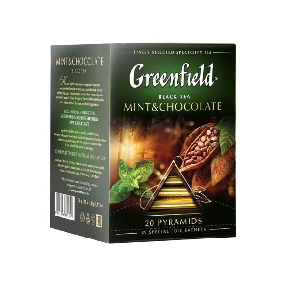 Greenfield Black Tea Mint & Chocolate - Grandiose.ae