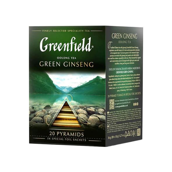 Greenfield Oolong Tea Green Ginseng - Grandiose.ae