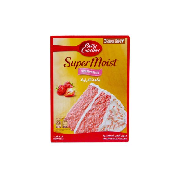 Betty Crocker Super Moist Strawberry Cake Mix Grandiose.ae