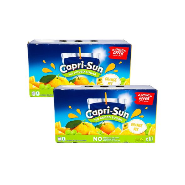 Capri-Sun Nothing Artificial No Added Sugar Orange 200ml - My Africa  Caribbean