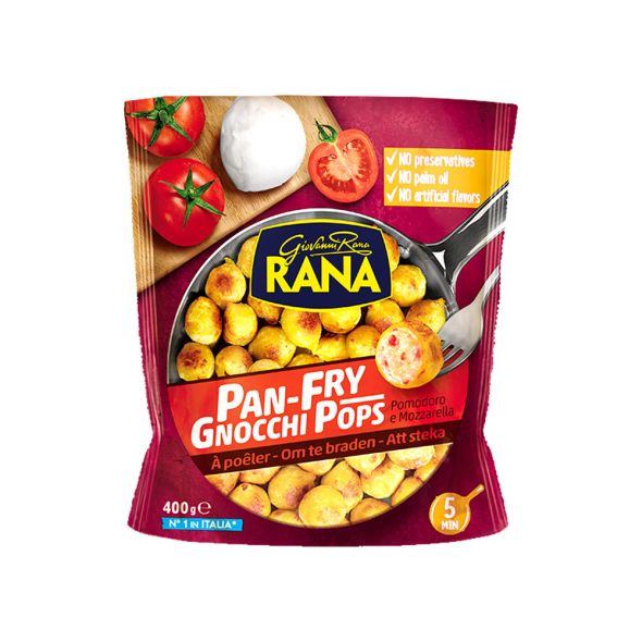 Giovanni Rana PanFry Gnocchi Pops Tomato Mozzarella Cheese Grandiose.ae