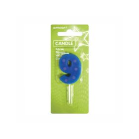 Amscan Number 9 Dots Candle