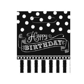 Amscan Black and White Small Loot Bag