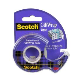 Scotch 3/4X650 Inches Satin Finish Gift Wrap Tape