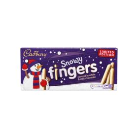 Cadbury Snowy Chocolate Finger Biscuits
