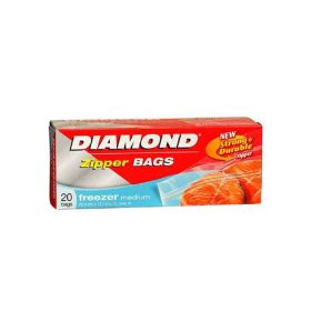 Diamond Medium Freezer Zipper Bag