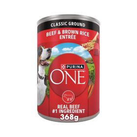 Purina One Beef & Brown Rice Adult Dog Wet Food