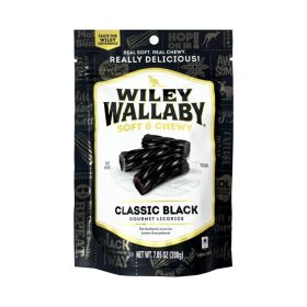 Wiley Wallaby Soft & Chewy Classic Black Gourmet Licorice
