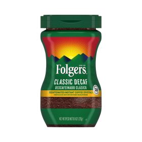 Folgers Classic Decaffeinated Insant Coffee