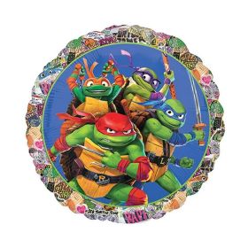Amscan Ninja Turtles 18 Inches Deflated Foil Balloon