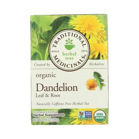 Traditional Medicinals Dandelion Leaf & Root Organic Herbal Tea Bags