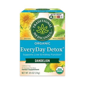 Traditional Medicinals Every Day Detox Dandelion Organic Herbal Tea Bags