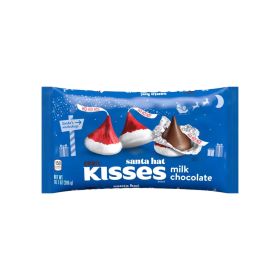 Hershey's Kisses Santa Hat Foils Milk Chocolates