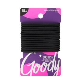 Goody Ouchless Black Elastic Hair Bands