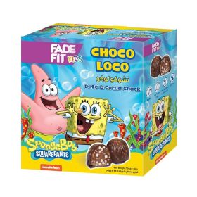 Fade Fit Kids SpongeBob Squarepants Choco Loco Date & Cocoa Snack