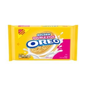 Oreo Family Size Golden Double Stuf Sandwich Cookies