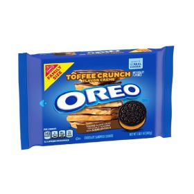 Nabisco Oreo Family Size Toffee Crunch Sandwich Cookies