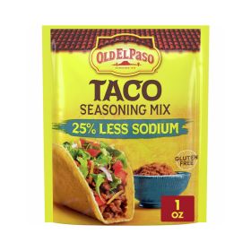 Old El Paso 25% Less Sodium Taco Seasoning Mix