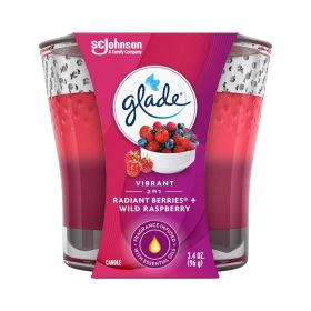 Glade Candle 2In1 Red Berries & Wild Raspberry