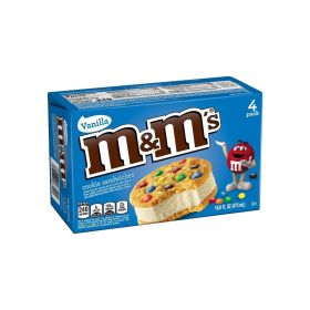M&M's Vanilla Ice Cream Cookie Sandwich