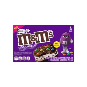M&M's Cookies and Cream Ice Cream Sandwich