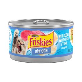 Purina Friskies Shreds Ocean Whitefish & Tuna in Sauce Wet Cat Food