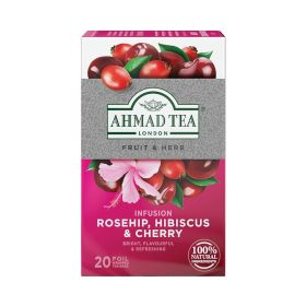 Ahmed Tea Rosehip, Hibiscus & Cherry Tea Bags
