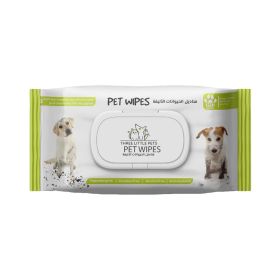Three Little Pets Wipes 60S