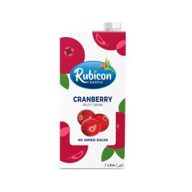 Rubicon No Added Sugar Cranberry Fruit Drink 1L