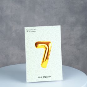 Foil Number Balloon 7 Deflated