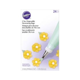 Wilton Disposable 12" Decorating Bags 24'S