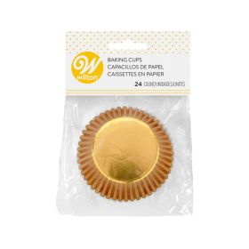 Wilton Gold Foil Baking Cups 24'S