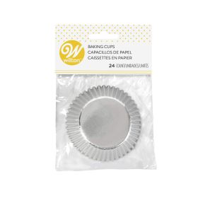 Wilton Silver Foil Baking Cups 24'S