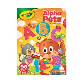 Crayola Alpha Pets Coloring Book with Sticker Sheet
