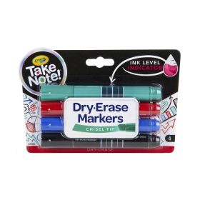 Crayola Take Note Broad Line Dry Erase Markers