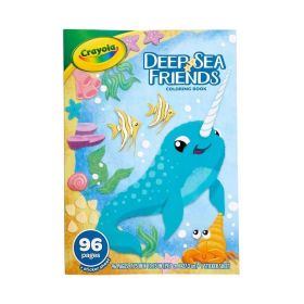Crayola Deep Sea Friends Coloring Book with Sticker Sheet