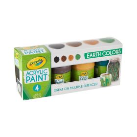 Crayola Multiple Surfaces Acrylic Paint in Earth Colors
