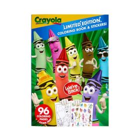 Crayola Limited Edition Coloring Book with Sticker Sheet