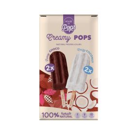House Of Pops Creamy Minis Natural Frozen Lollies