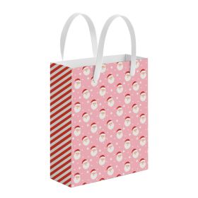 Christmas Santa Pink Large Gift Bag