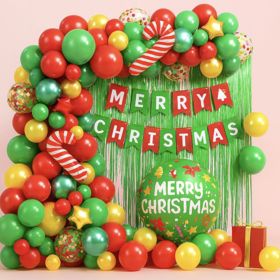 Merry Christmas Mixed Colors Decoration Set
