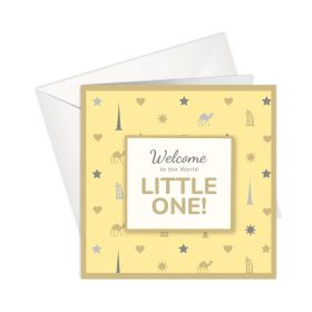 Welcome To The World Little One Greeting Card