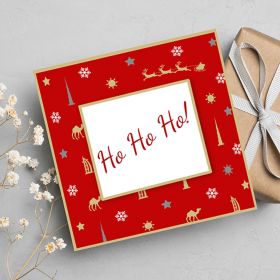Ho Ho Ho Christmas Greeting Card