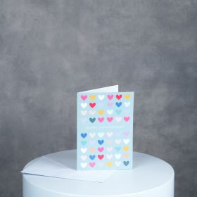 Happy Anniversary Hearts Greeting Card