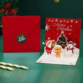 Merry Christmas Mini Popup Greeting Card