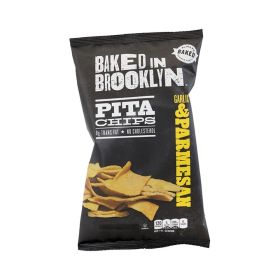 Baked In Brooklyn Garlic & Parmesan Pita Chips