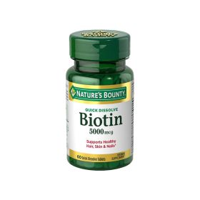 Nature's Bounty Quick Dissolve Biotin 5000 mcg
